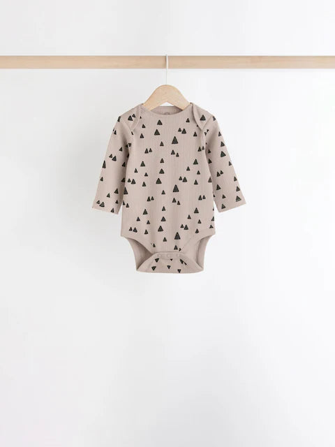 Neutral 3 Pack Baby Rib Bodysuits