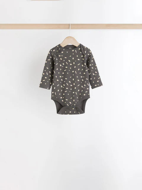 Neutral 3 Pack Baby Rib Bodysuits