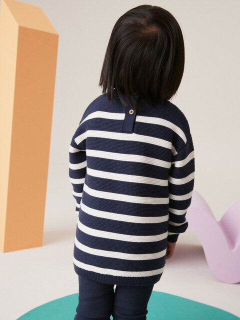 Navy Jumper & Legging Set