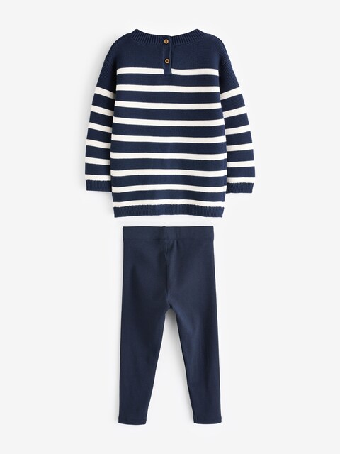 Navy Jumper & Legging Set
