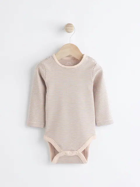 Pink/Black/White Baby Tiered Skirt Long Sleeve Bodysuit and Tights