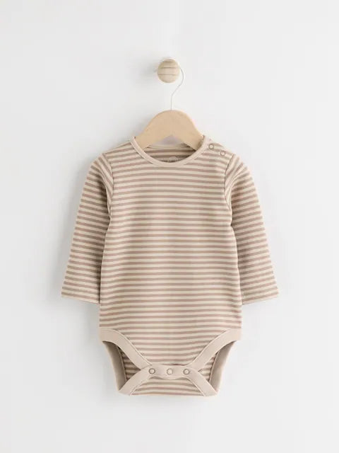 Neutral Tiger Cord Dungarees and Bodysuit Set