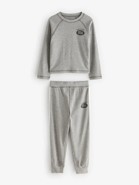 Blue/Grey Jogger Pyjamas 3 Pack