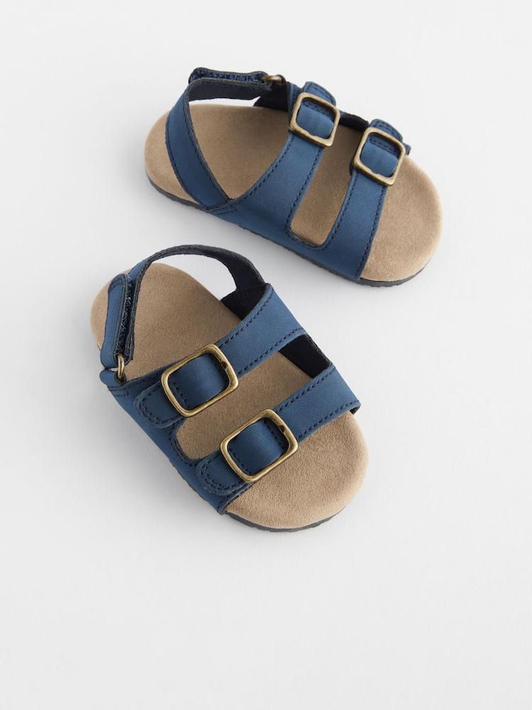 Blue Sandals.