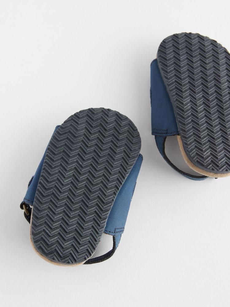 Blue Sandals.