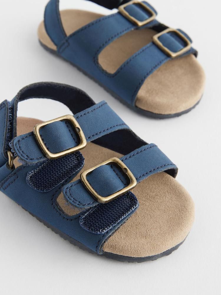 Blue Sandals.