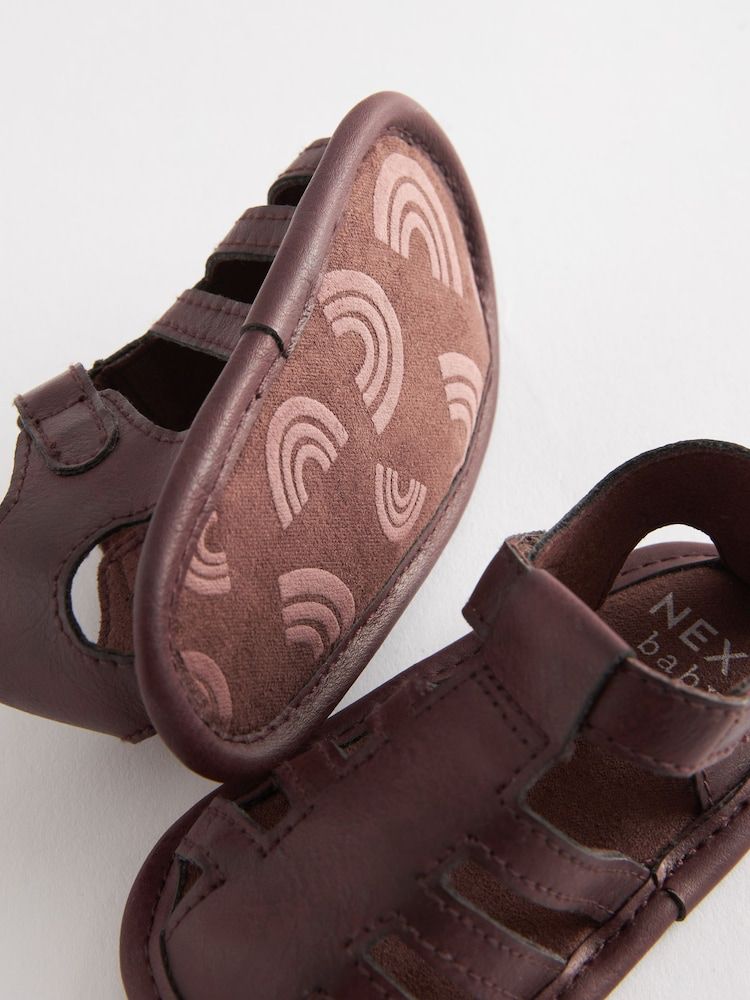 Dark Brown Sandals.