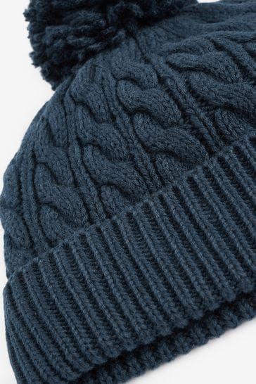 Blue Knitted Hat