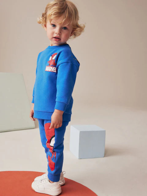 Cobalt Blue Spiderman Sweatshirt and Joggers Set