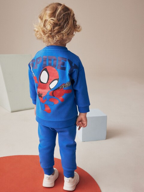 Cobalt Blue Spiderman Sweatshirt and Joggers Set