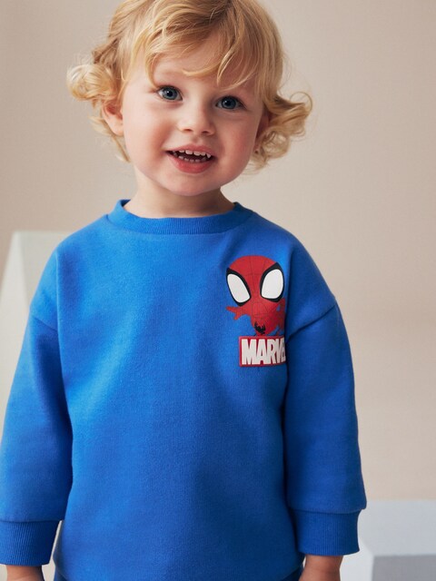 Cobalt Blue Spiderman Sweatshirt and Joggers Set