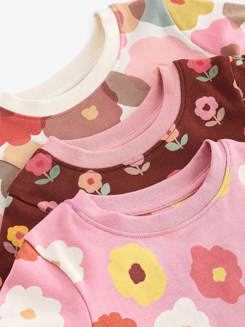 Floral pyjamas 3 Pack