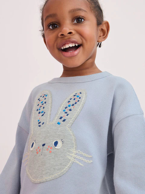 Blue/Cream Character Jogger Pyjamas 3 Pack