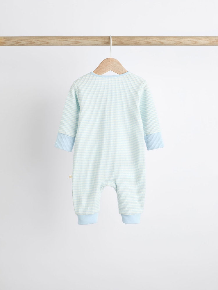 Bear Zipper Footless Sleepsuit 3 Pack