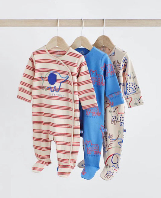 Red Character sleepsuit 3 Pack