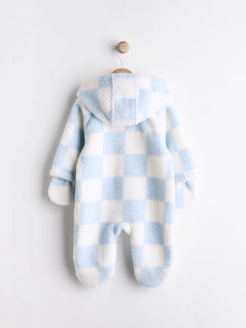 Blue/White Checkerboard Pramsuit