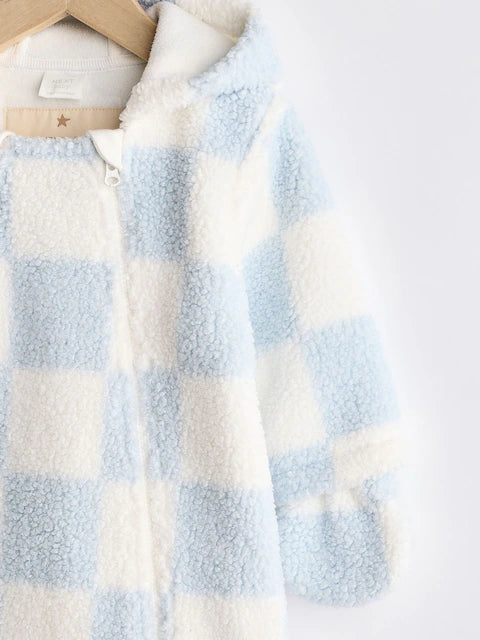 Blue/White Checkerboard Pramsuit