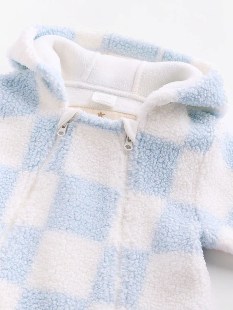 Blue/White Checkerboard Pramsuit