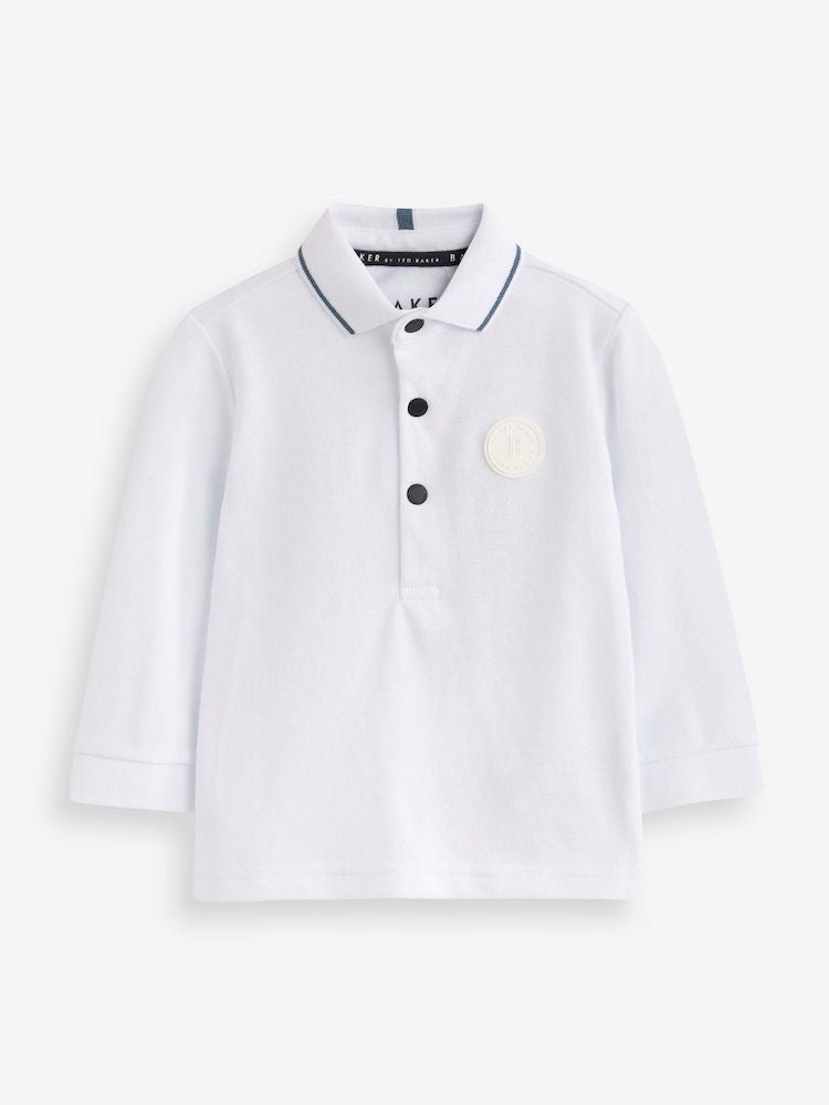 Tedbaker Navy Polo & Dungarees Set