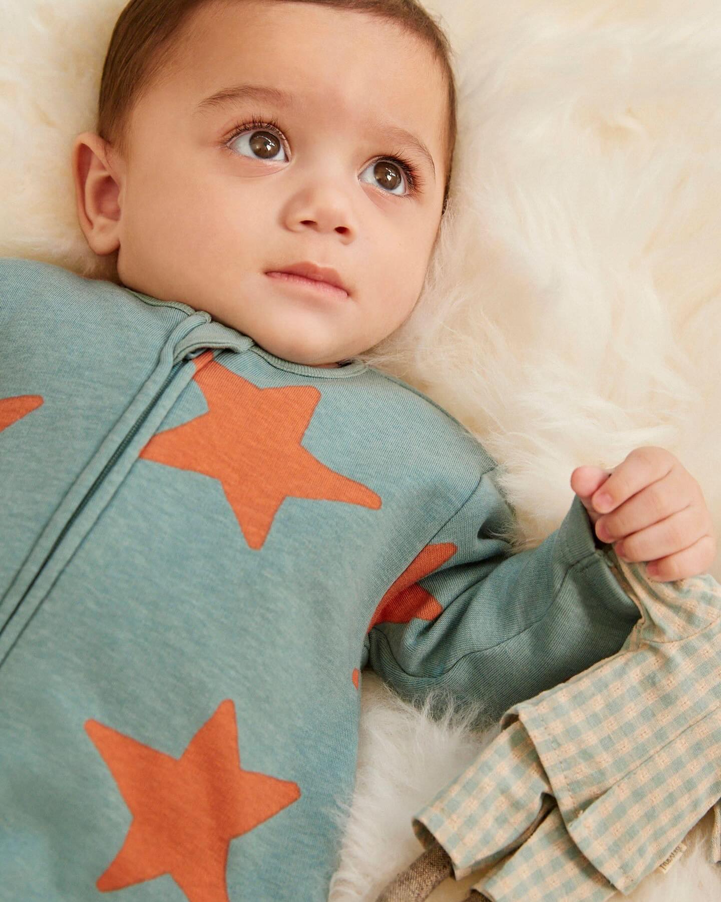 Teal Blue Fleece lined Sleepsuit