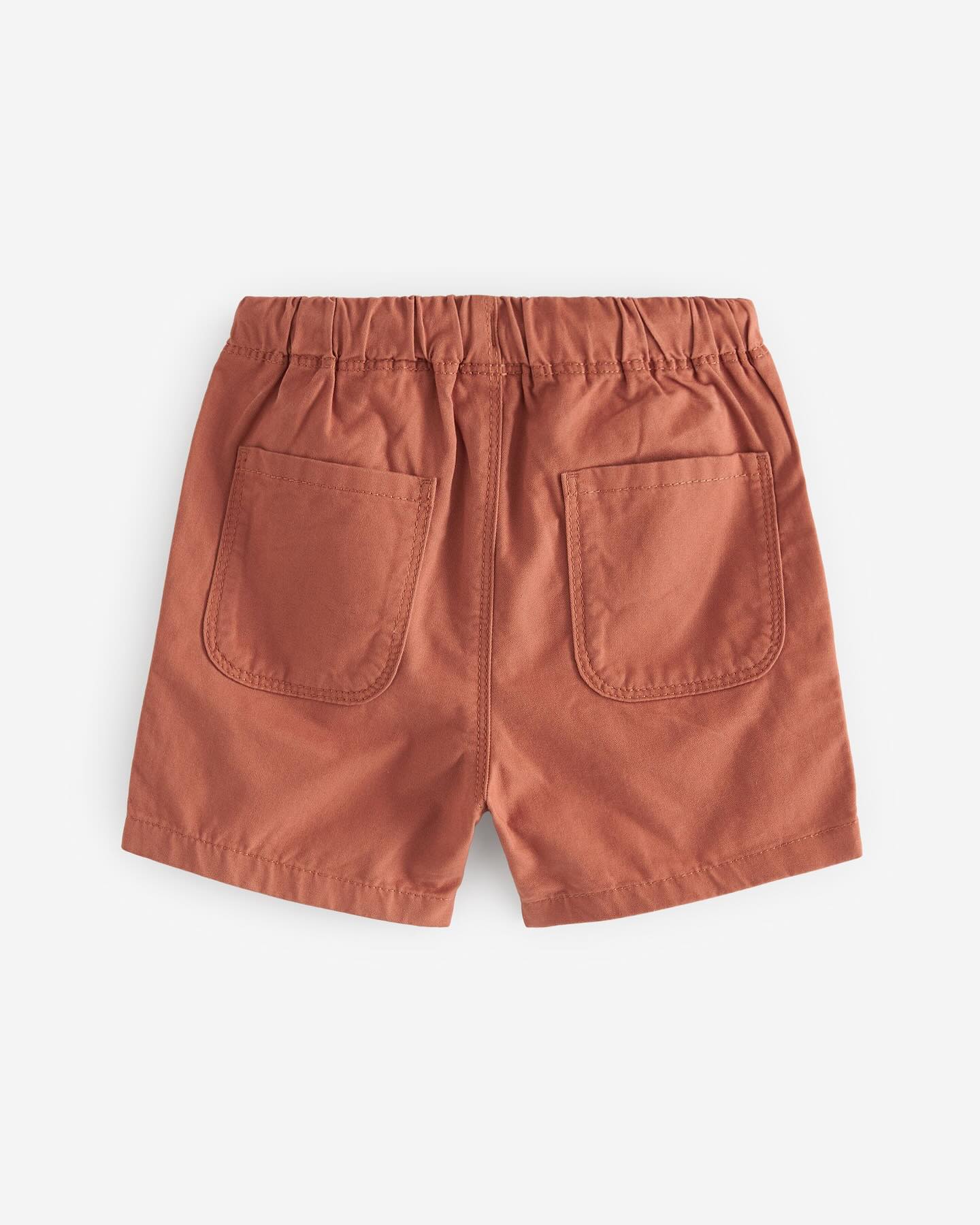 Tan Brown/Rust Brown/Ochre Yellow Pull on Shorts 3 Pack