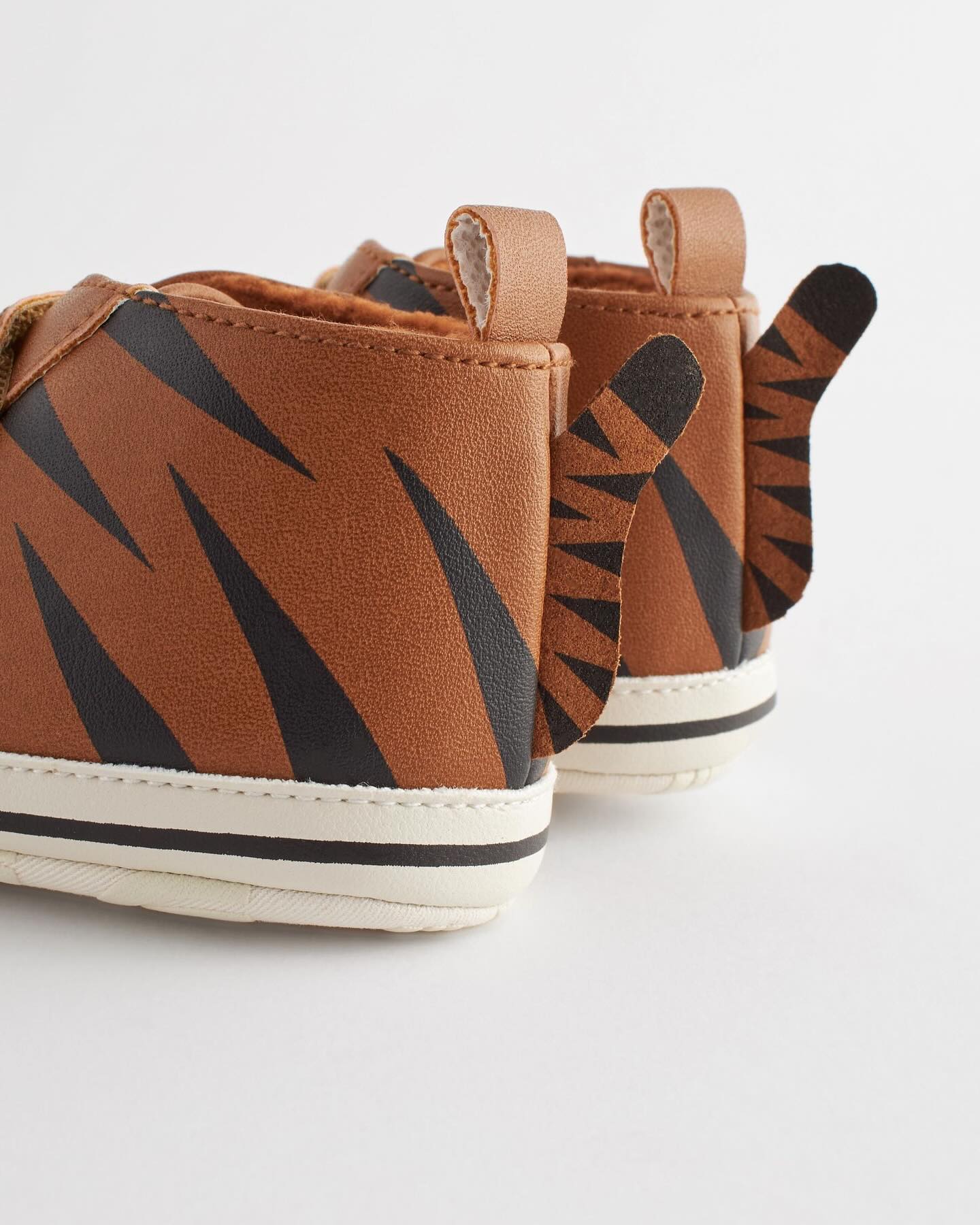 Tan Brown Tiger Shoes