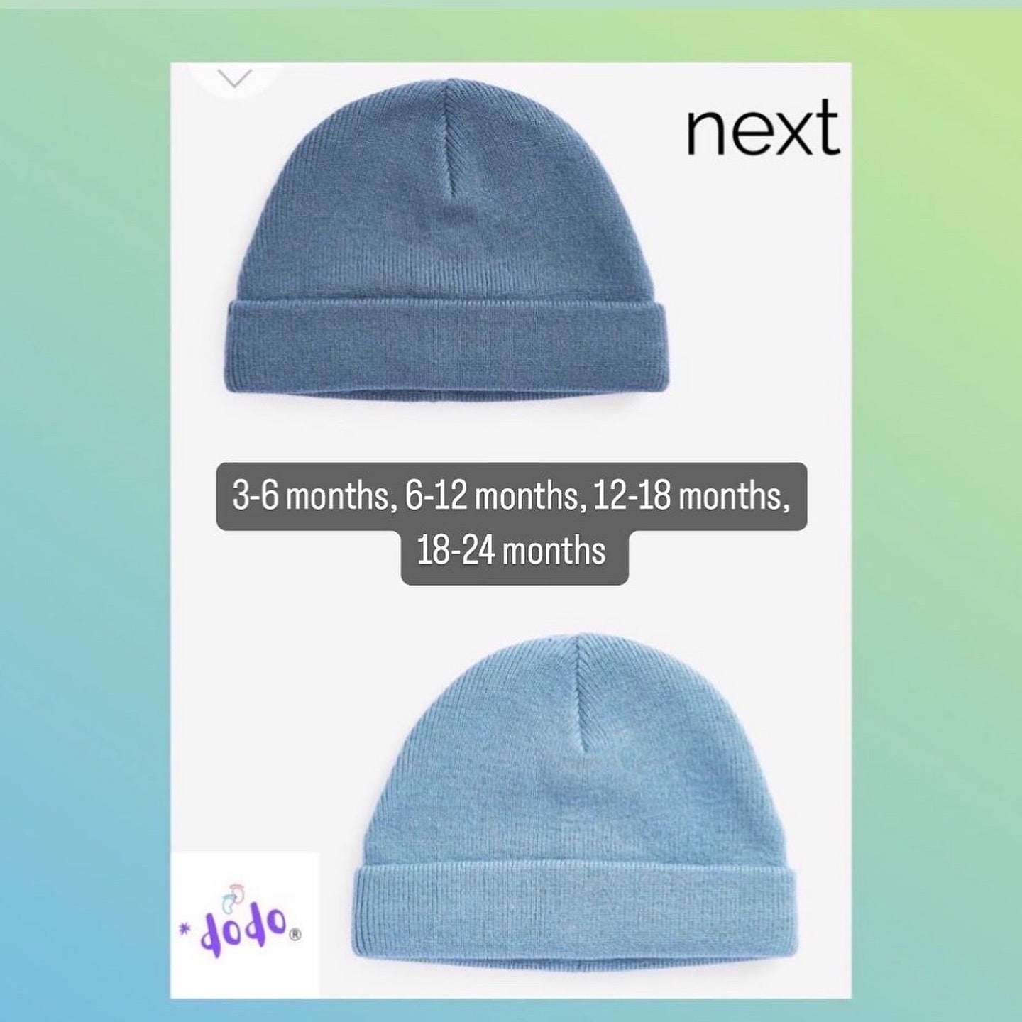 Blue Hats Pack of 2.