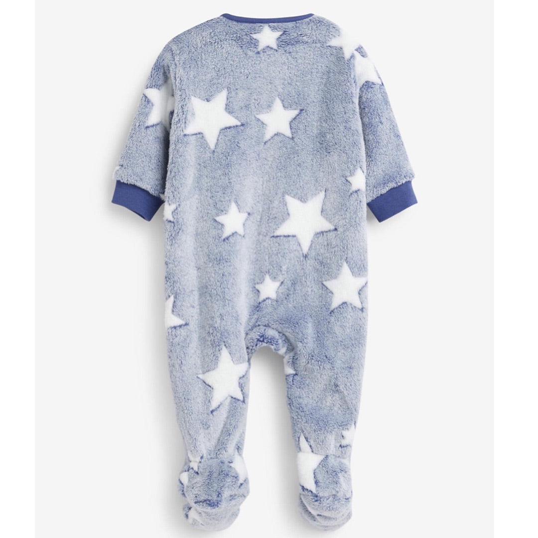 Blue Star Fleece Sleepsuit-WEB feet.