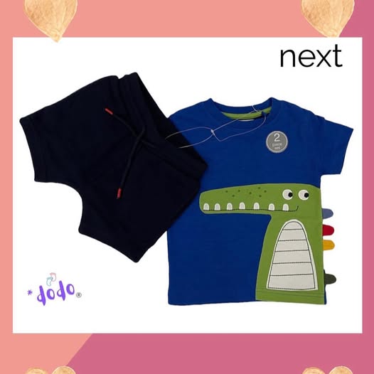 Croc T-shirt & Shorts Set