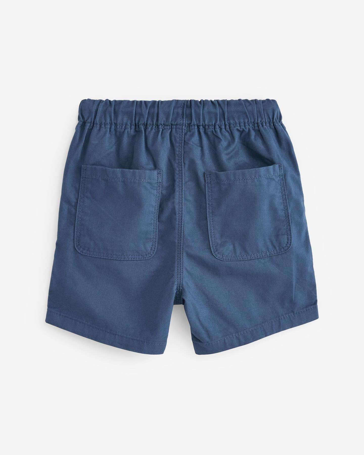 French Navy Blue/Olive Green/Putty Pull on Shorts 3 Pack