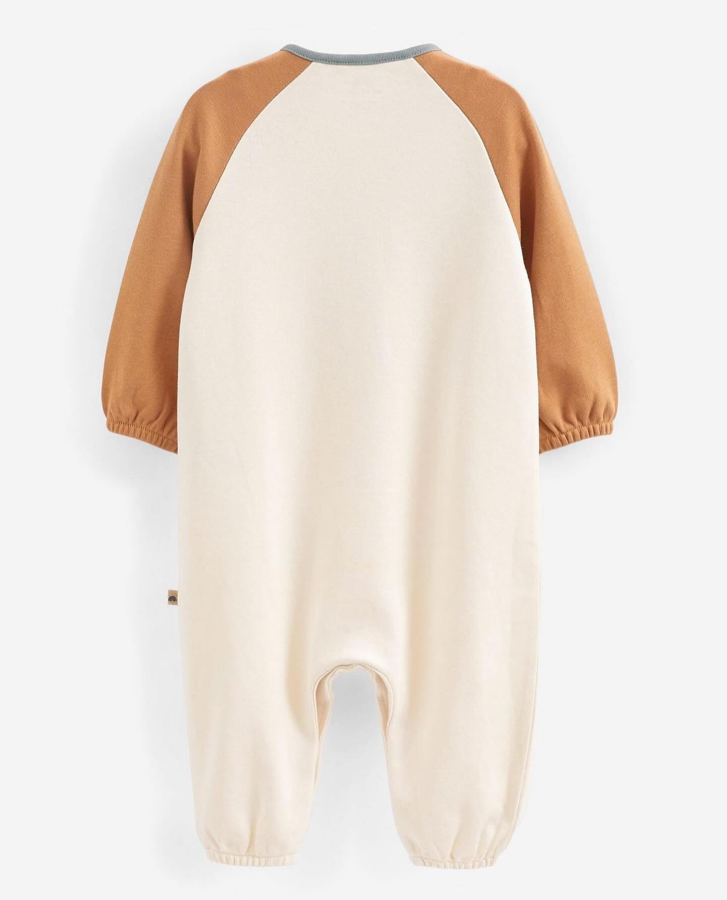 Tan Brown Little Bro Sleepsuit