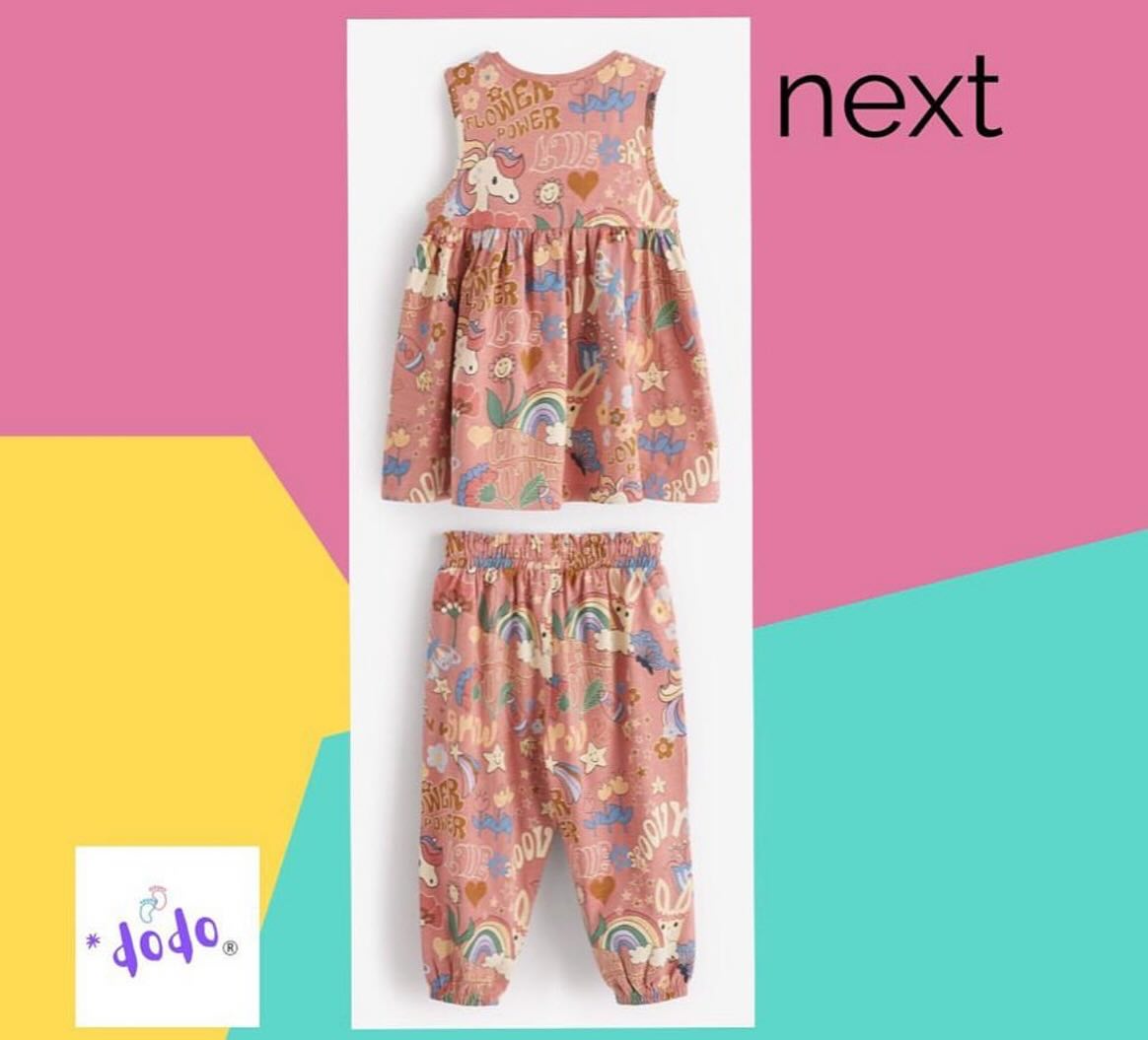 Multi Unicorn Shirt & Trousers Set