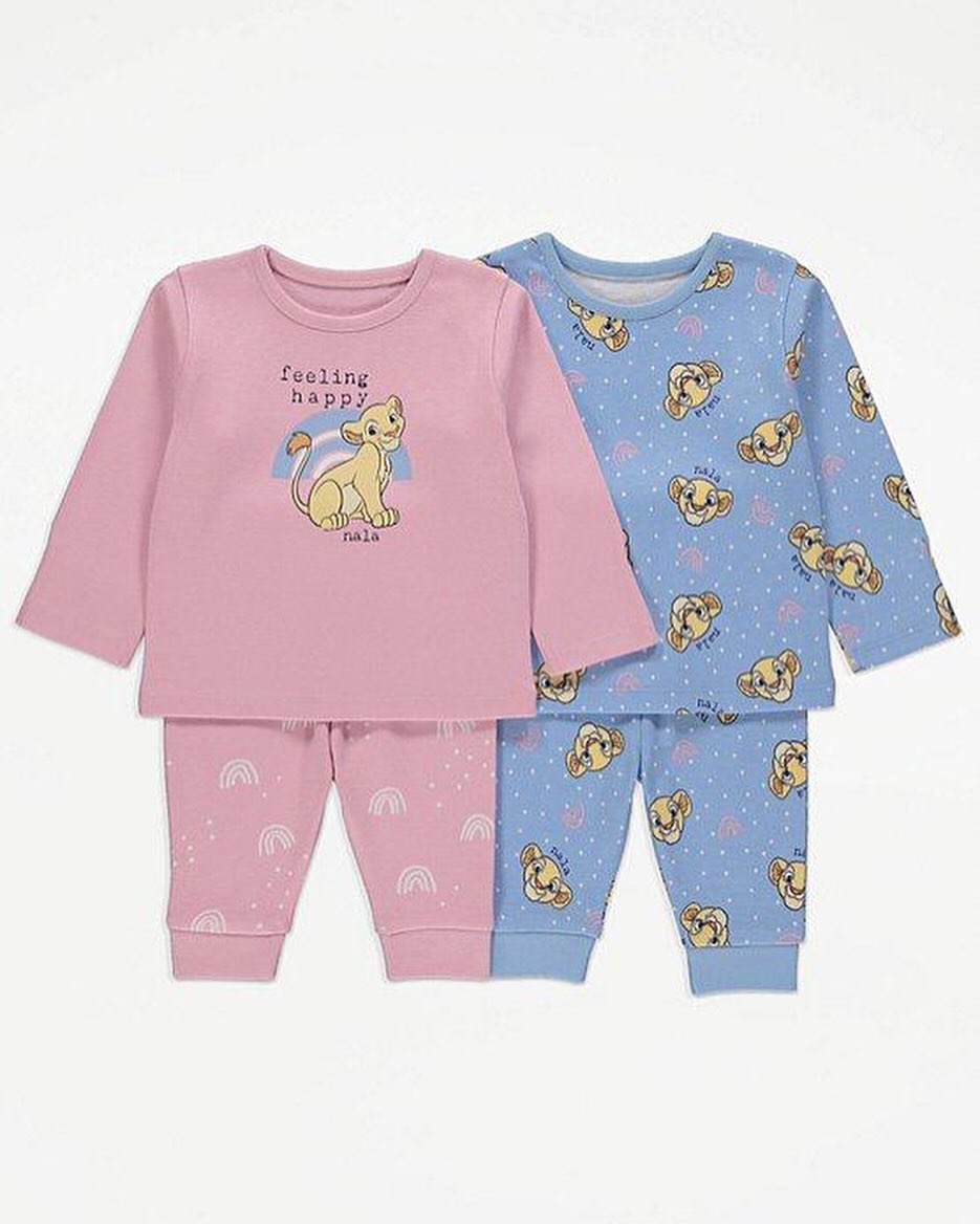 Disney Lion King Print Pyjamas 2 Pack