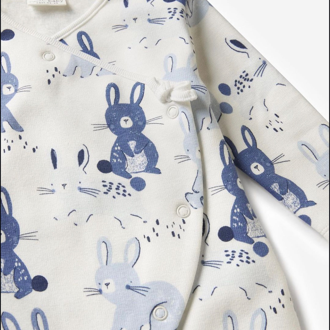 Blue Bunny’s Fleece lined wrap Sleepsuit