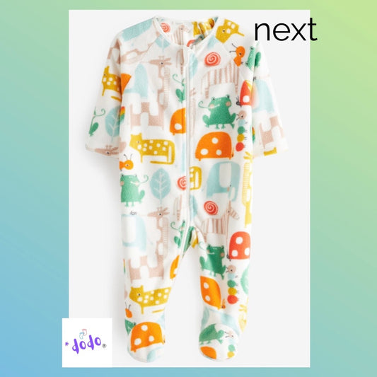 Rainbow Character Fleece Sleepsuit