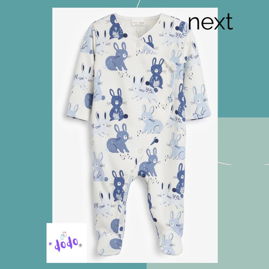 Blue Bunny’s Fleece lined wrap Sleepsuit