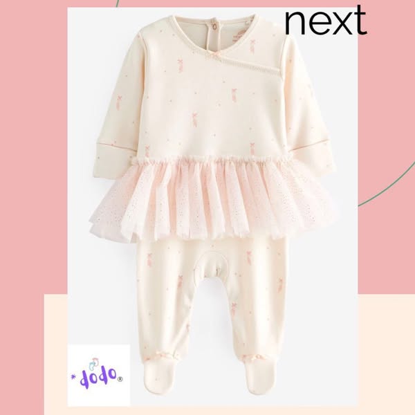 Pink Tutu Mesh Romper.