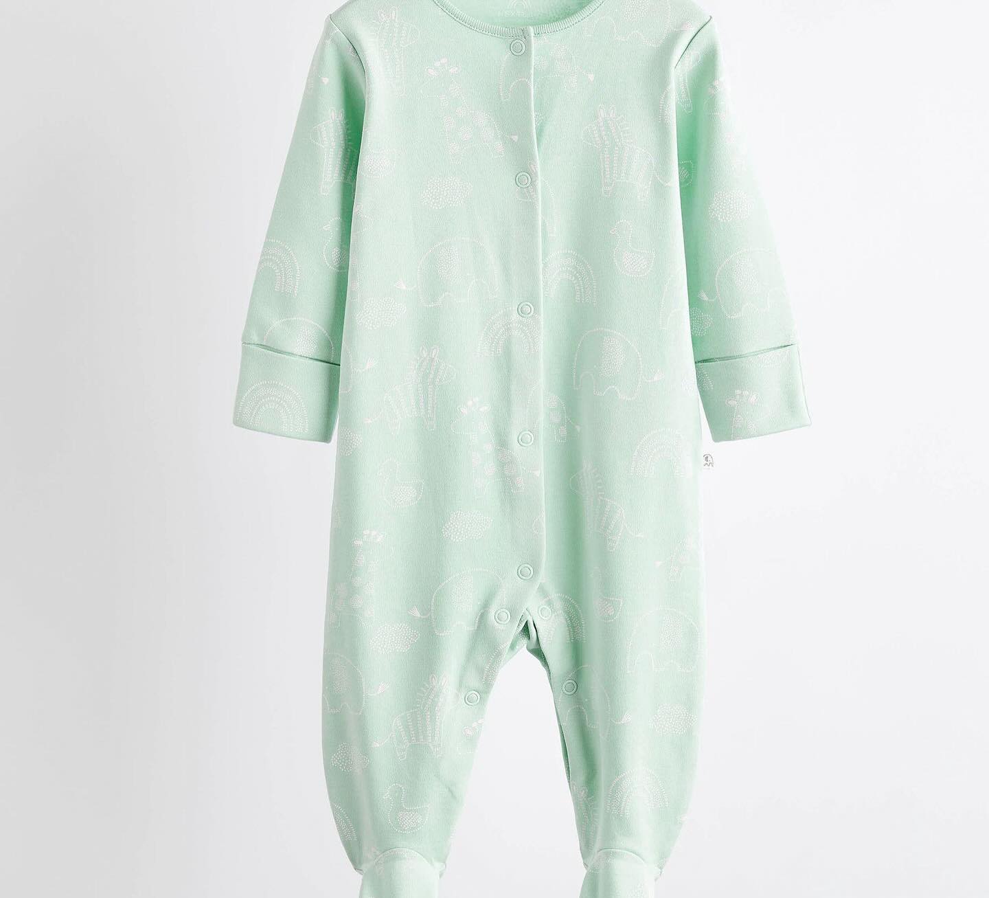 Mint Green Sleepsuit 3 Pack