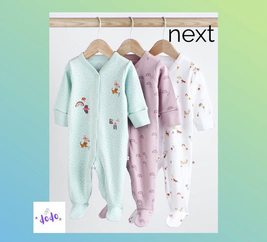 Multi Characters Sleepsuit 3 Pack