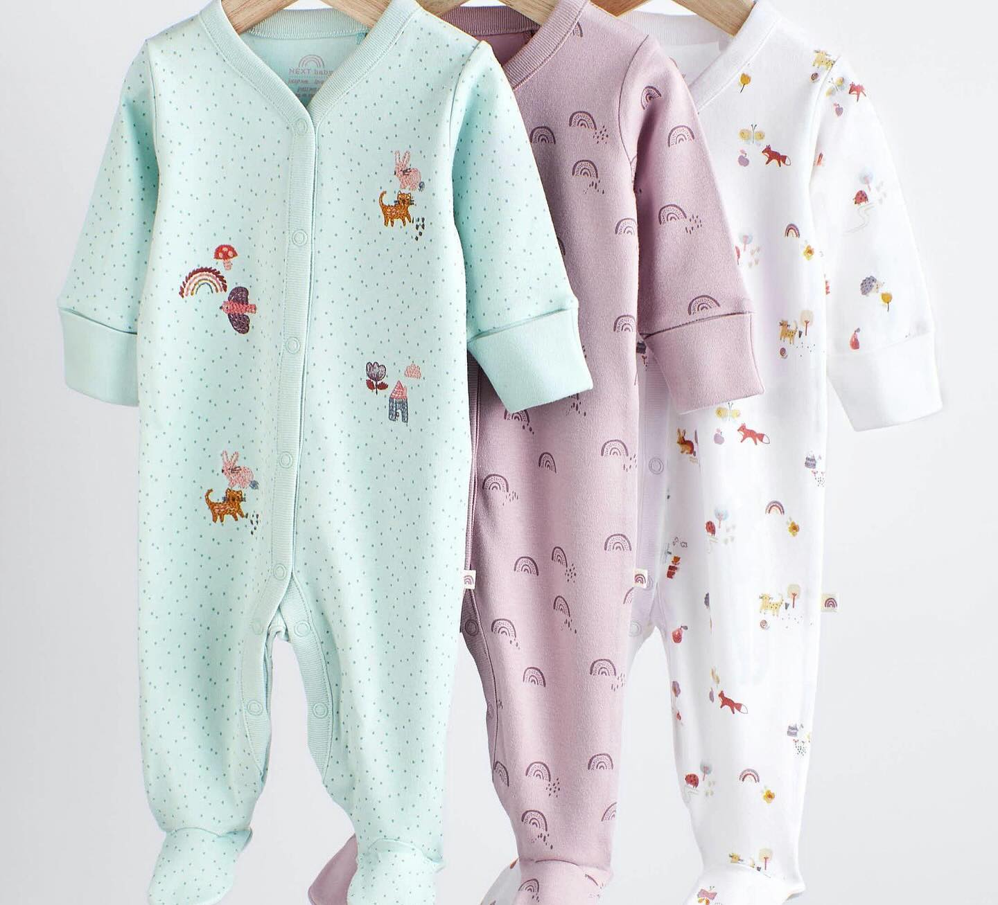 Multi Characters Sleepsuit 3 Pack