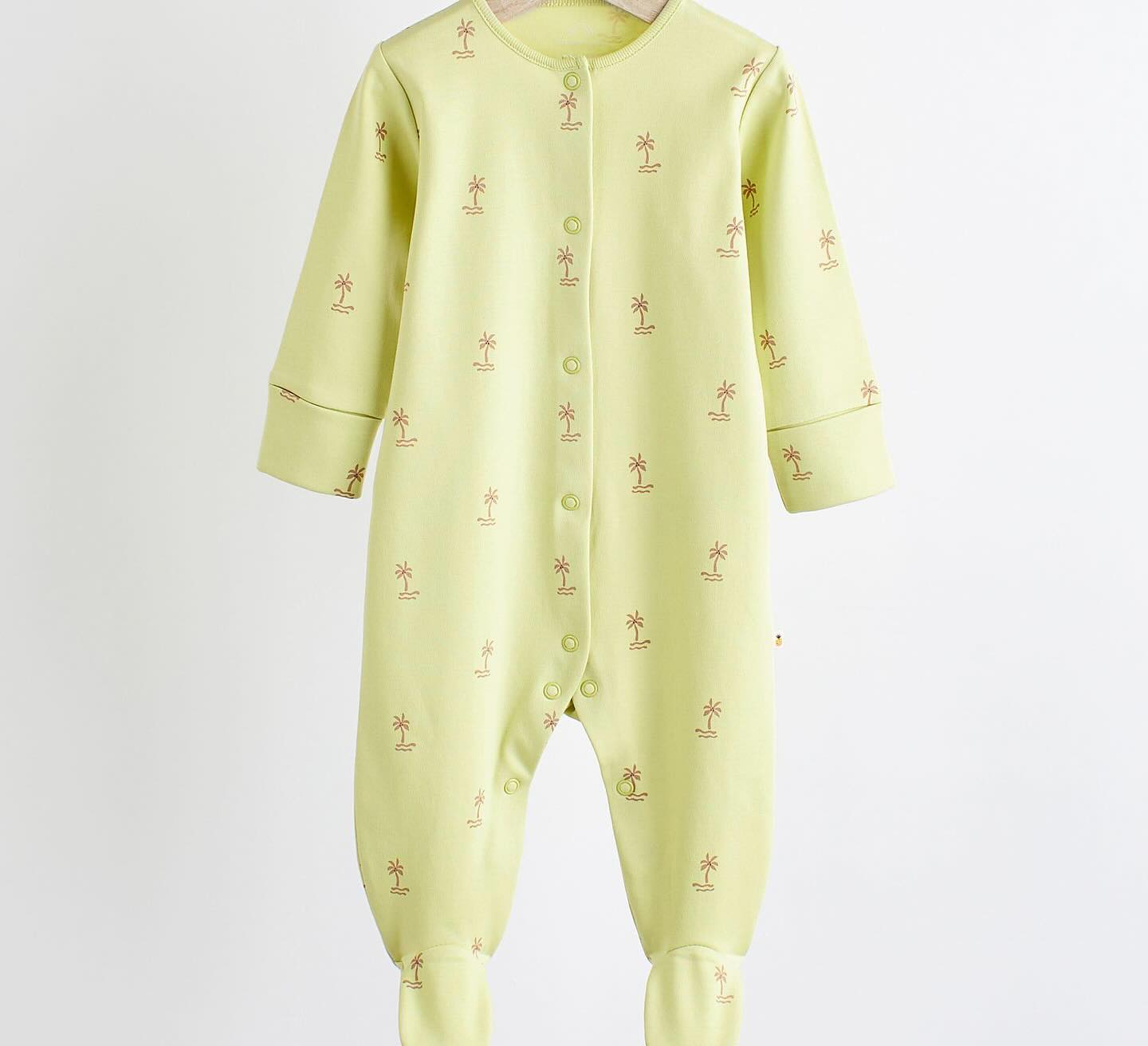 Palm Mini Prints Sleepsuit 5 Pack.