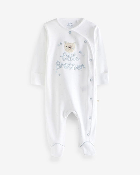 Little Brother Appliqué Sleepsuit