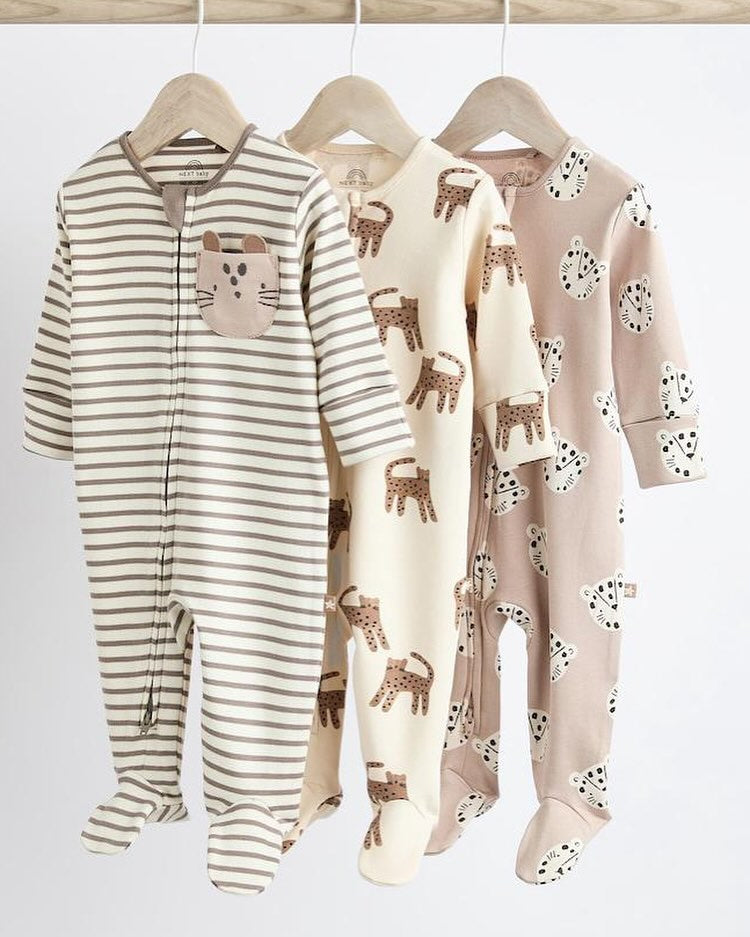 Neutral Character Sleepsuit 3 Pack