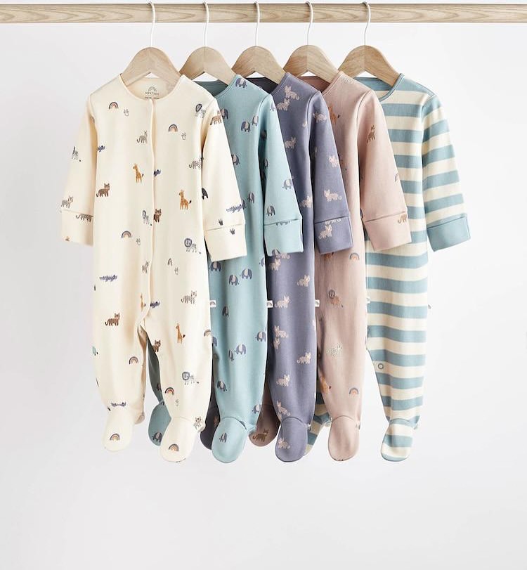 Neutral Character Sleepsuit 5 Pack