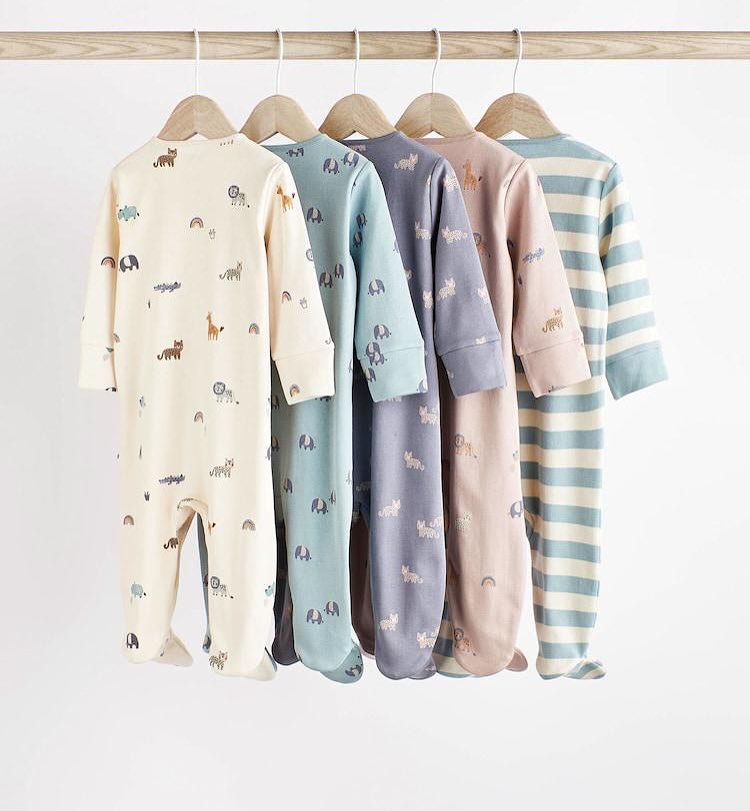 Neutral Character Sleepsuit 5 Pack