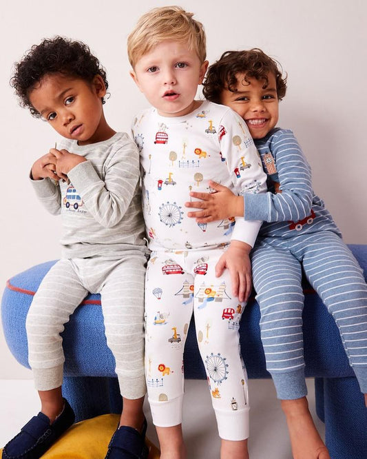 Blue Pyjamas 3 Pack Set