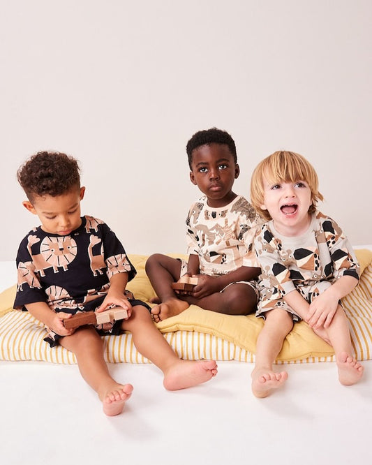 Lion Shirt & Shorts 3 Pack Set