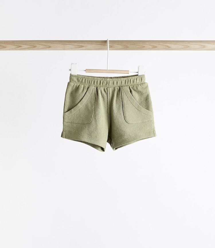 Mono Shirt & texture Shorts 3 Pack Set