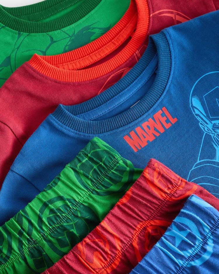 Marvel Shirt & Shorts 3 Pack Set