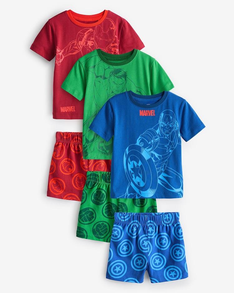 Marvel Shirt & Shorts 3 Pack Set